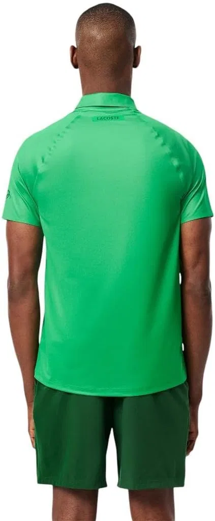 Шорты теннисные Lacoste, цвет Green/Bright Green — фото 2
