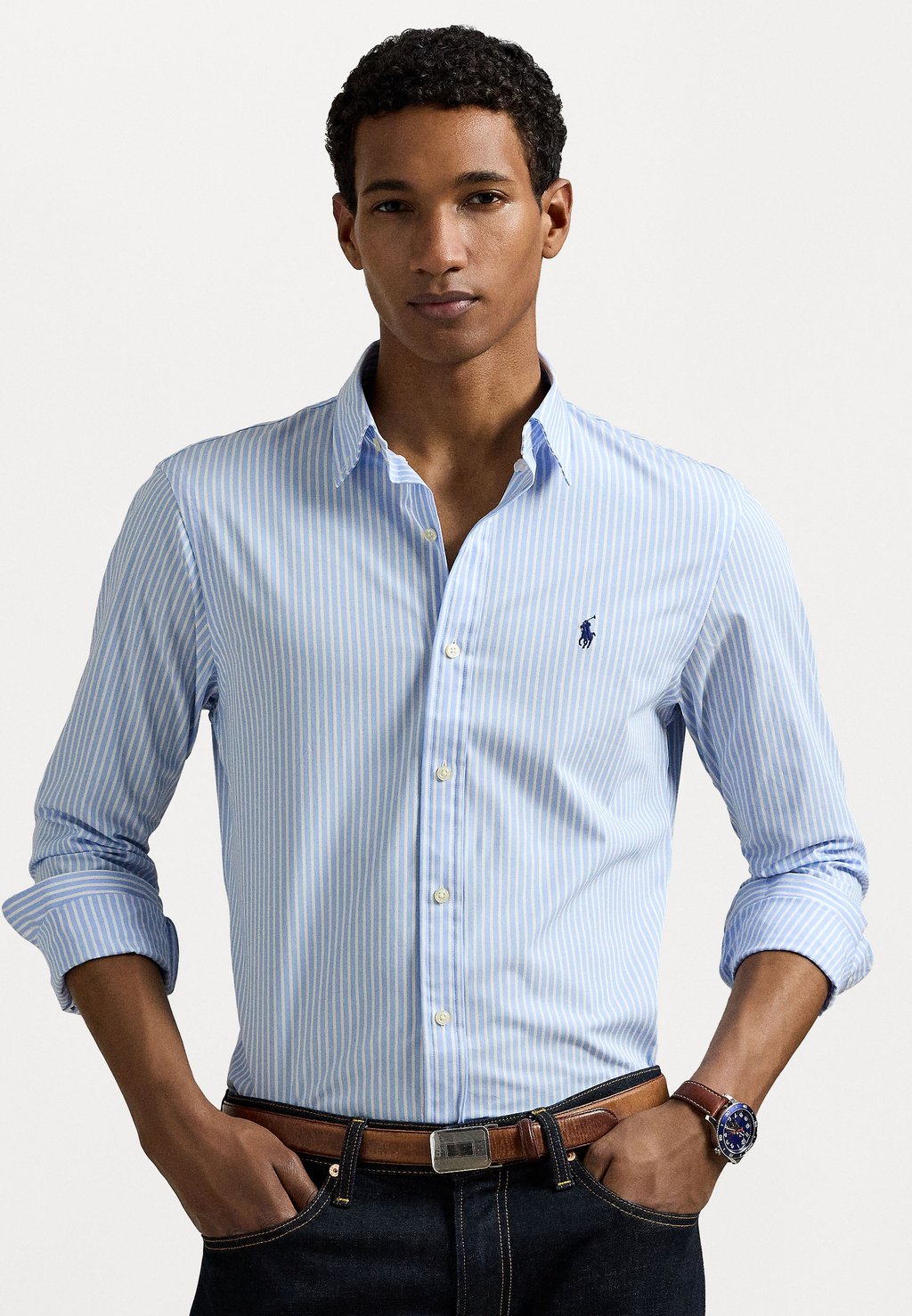 

Рубашка LONG SLEEVE SPORT SHIRT Polo Ralph Lauren, синий