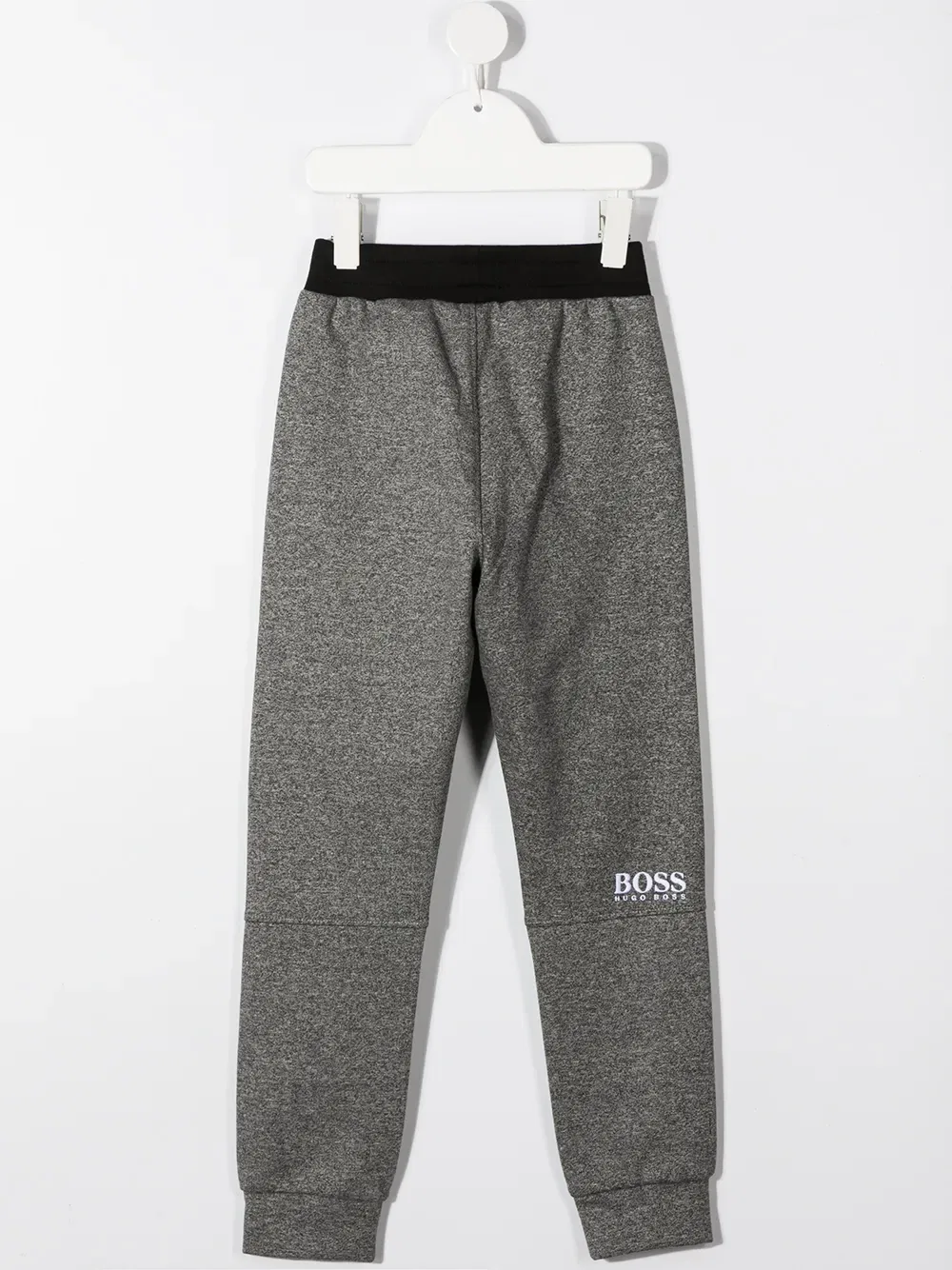 Спортивные брюки с вышитым логотипом Boss Kidswear, серый — фото 2