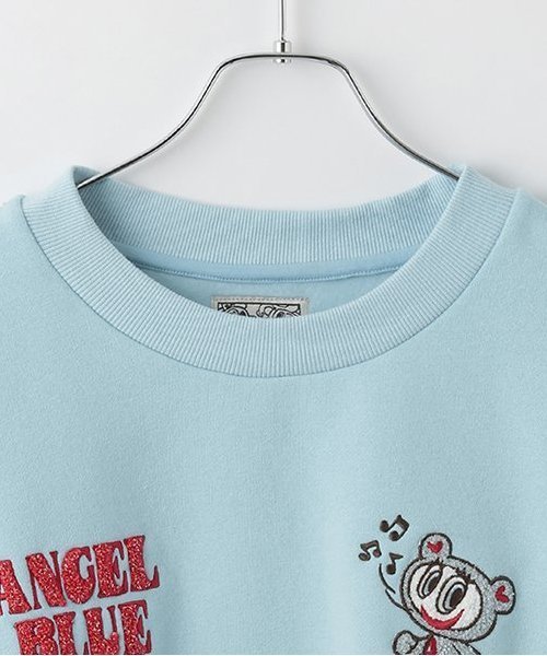 Толстовка с вышивкой Накамура-кун Сагара Pom ponette junior, Blue — фото 3