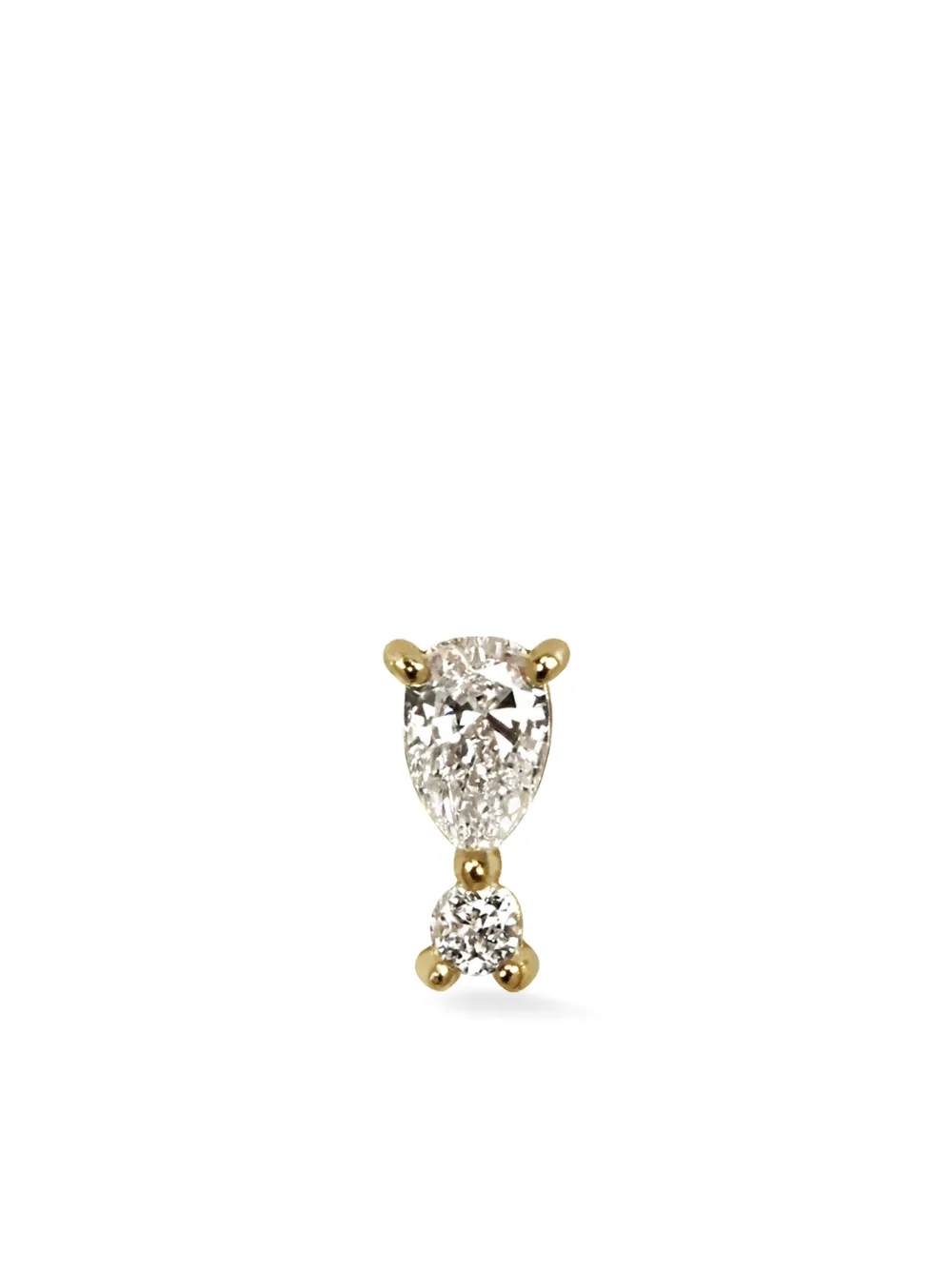 

Серьга-гвоздик Noble из желтого золота с бриллиантами Lark & Berry, золотой