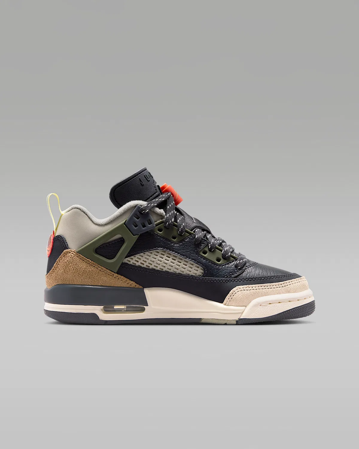 Детские кроссовки Jordan Spizike Low, Anthracite/Light Wild Mango/Cargo Khaki/Spruce Fog — фото 3