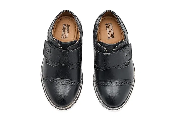 Оксфорды Conard Cap Toe Johnston & Murphy Kids, Black Full Grain — фото 3