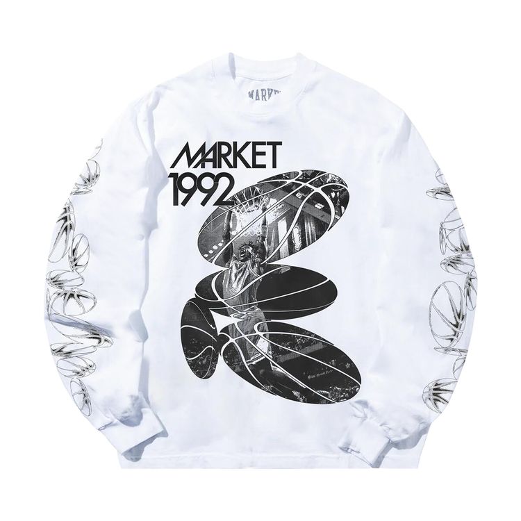 

Футболка Market 1992 Long-Sleeve T-Shirt 'White', белый