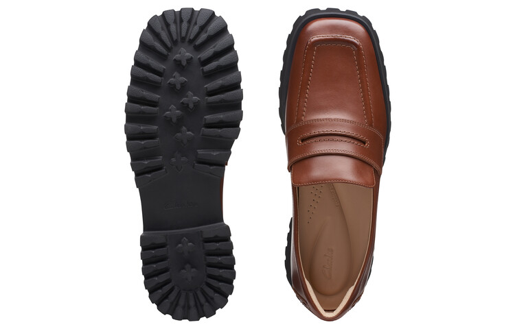 Женская повседневная обувь Trendy Series, женские низкие темно-коричневые туфли Clarks — фото 3
