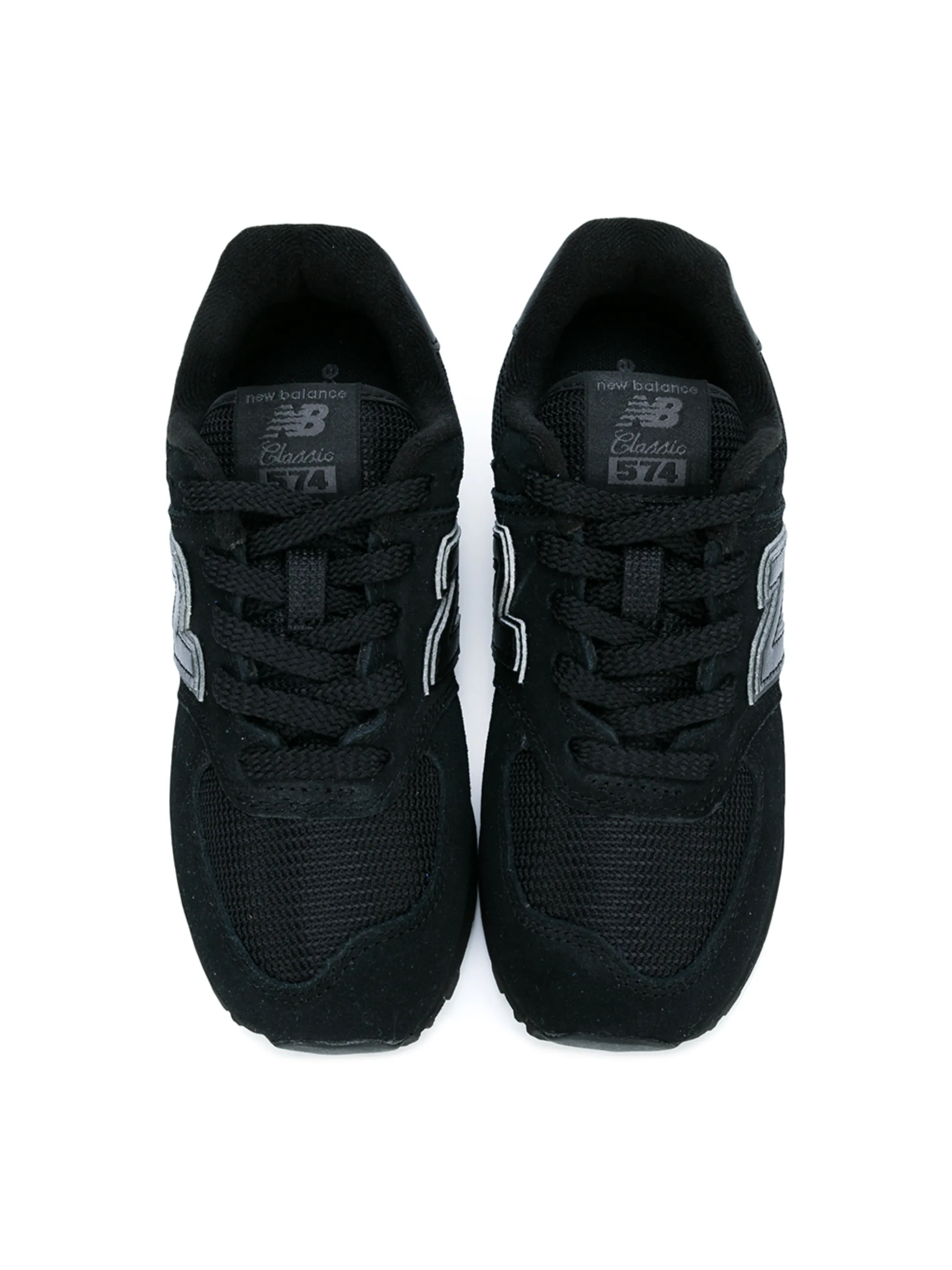 Кроссовки 574 Core New Balance Kids, черный — фото 3