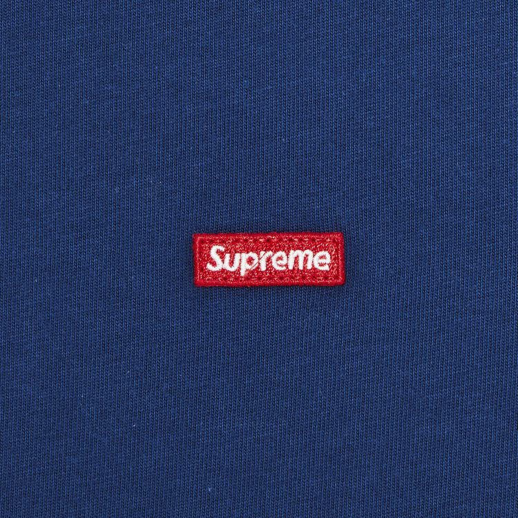 Футболка Supreme Small Box с длинными рукавами, синий — фото 2