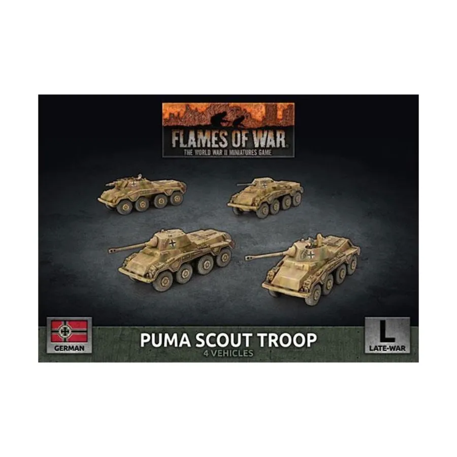 

Отряд разведчиков Пумы, Flames of War - WWII - German - Tanks (4th Edition)