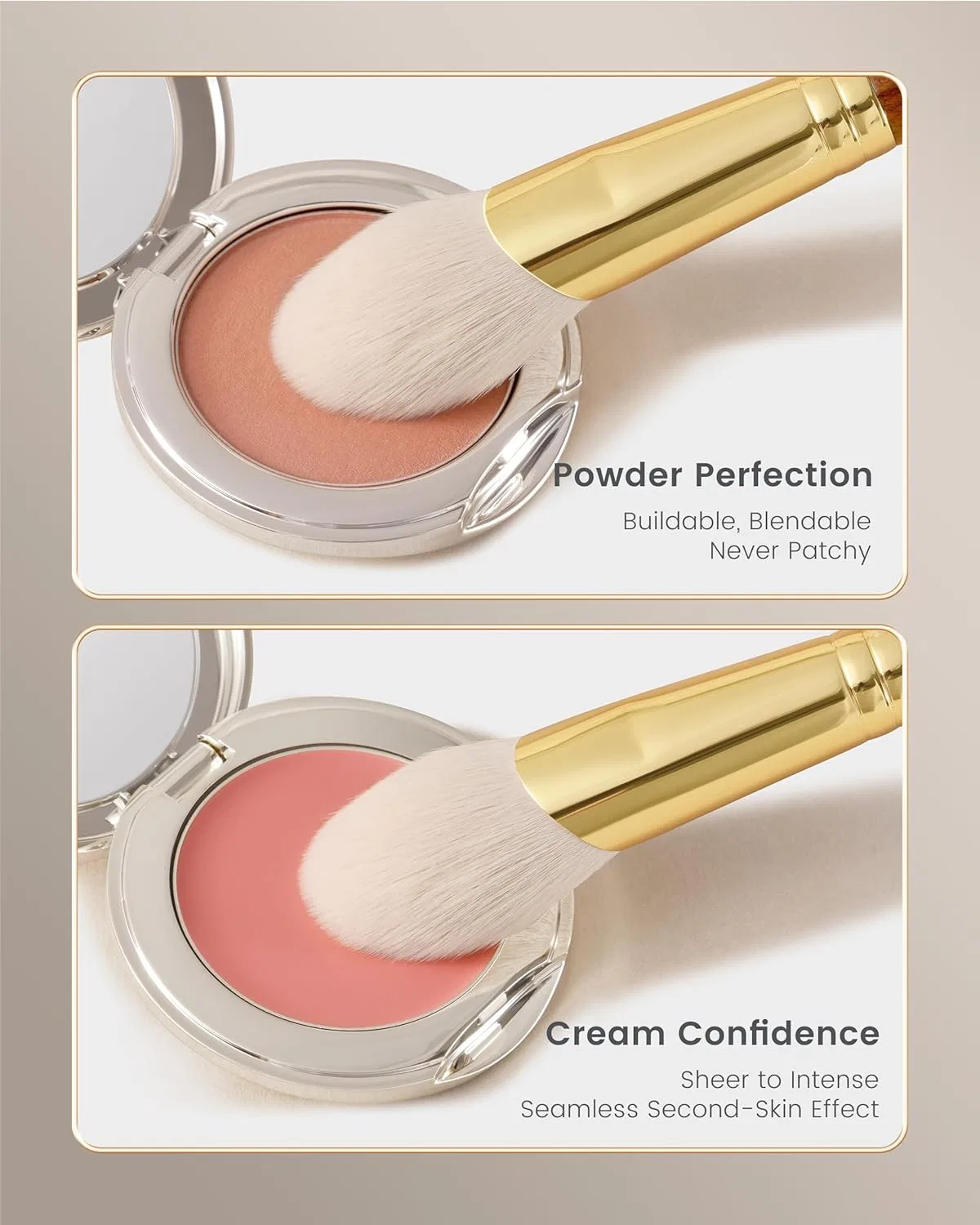 Кисть для румян Angle Blush Brush Rownyeon, 1 шт, CM-0160 — фото 4