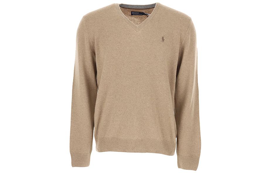 

Мужской свитер FW22 цвета кофе Polo Ralph Lauren, Coffee