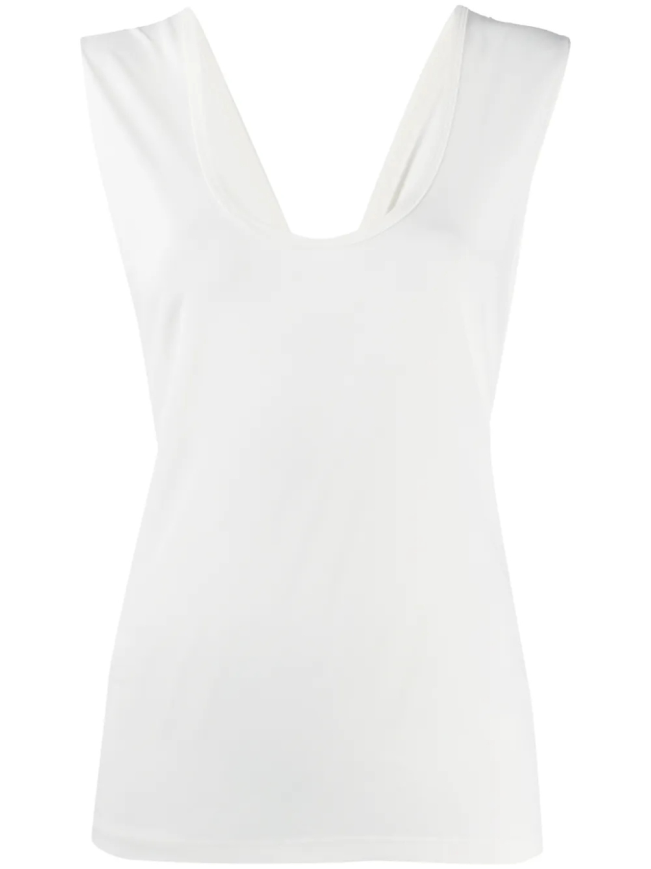 

Helmut Lang топ с драпировкой, белый