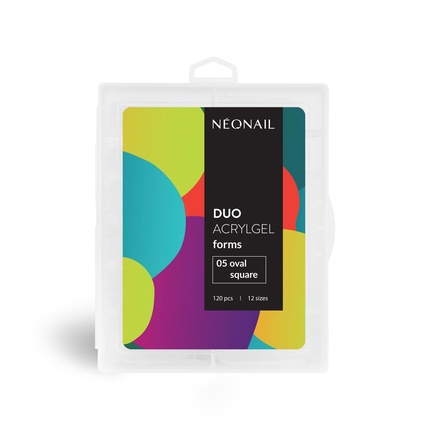 

Формы для акрилового геля Neonail Duo, 120 шт. - набор двойных форм для ногтей Néonail