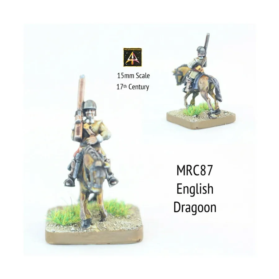 

Английский драгун в горшочном шлеме, Altuos Historical Miniatures - The 17th Century (15mm)