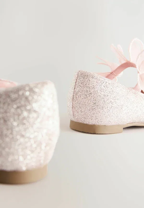 Балетки Next Regular fit ankle strap, розовые — фото 4