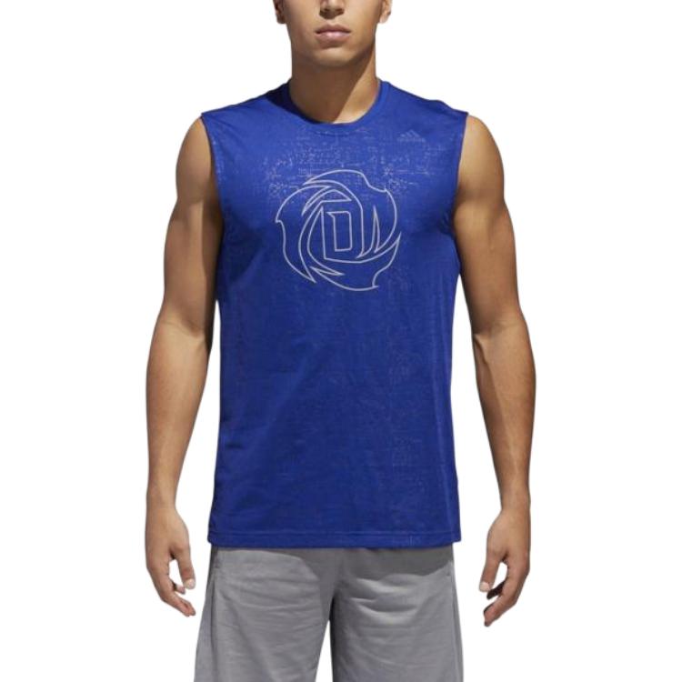 

Adidas Футболка баскетбольная Rose SL мужская Blue