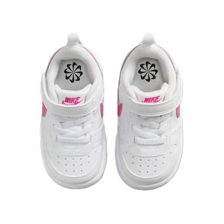 Кроссовки Nike Court Borough Toddler Shoes TD Low-top White/Pink, розовый — фото 3