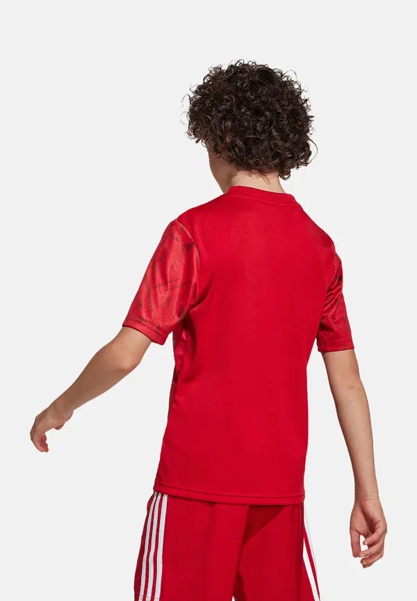 Футболка спортивная Adidas Performance, красно-белая — фото 3