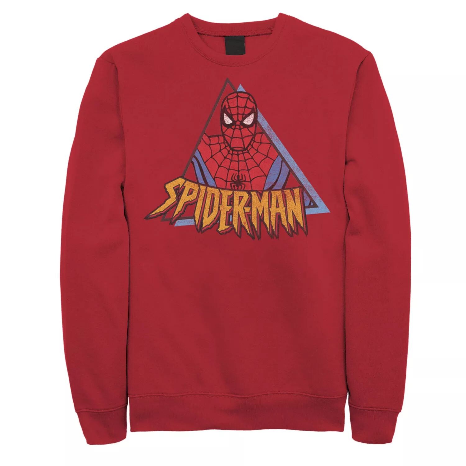 

Мужская толстовка с треугольным портретом в стиле ретро Marvel Spider-Man Licensed Character