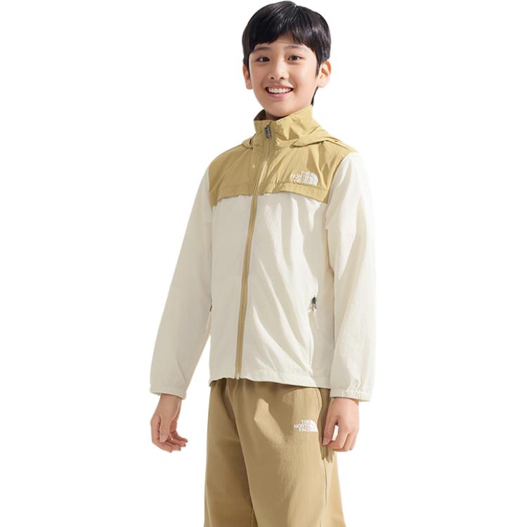 THE NORTH FACE Солнцезащитная одежда SUN CHASE Dune White/Stone Umber Brown Kids' — фото 4