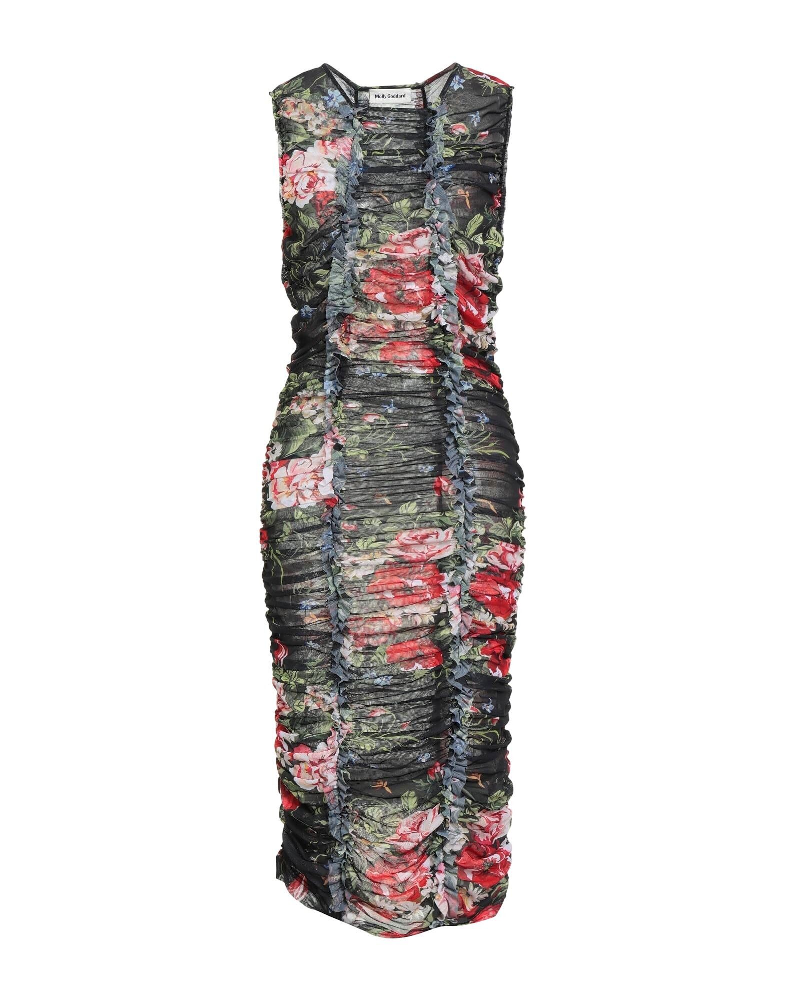 

Платье миди Molly Goddard, черный