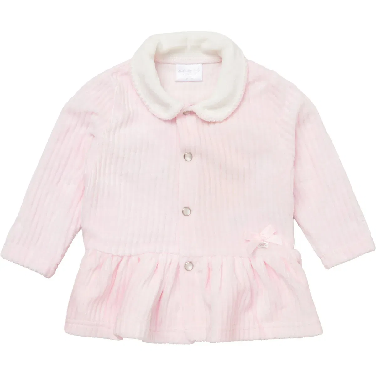 Утепленный костюм с рюшами Rock a Bye Baby Boutique, розовый — фото 3