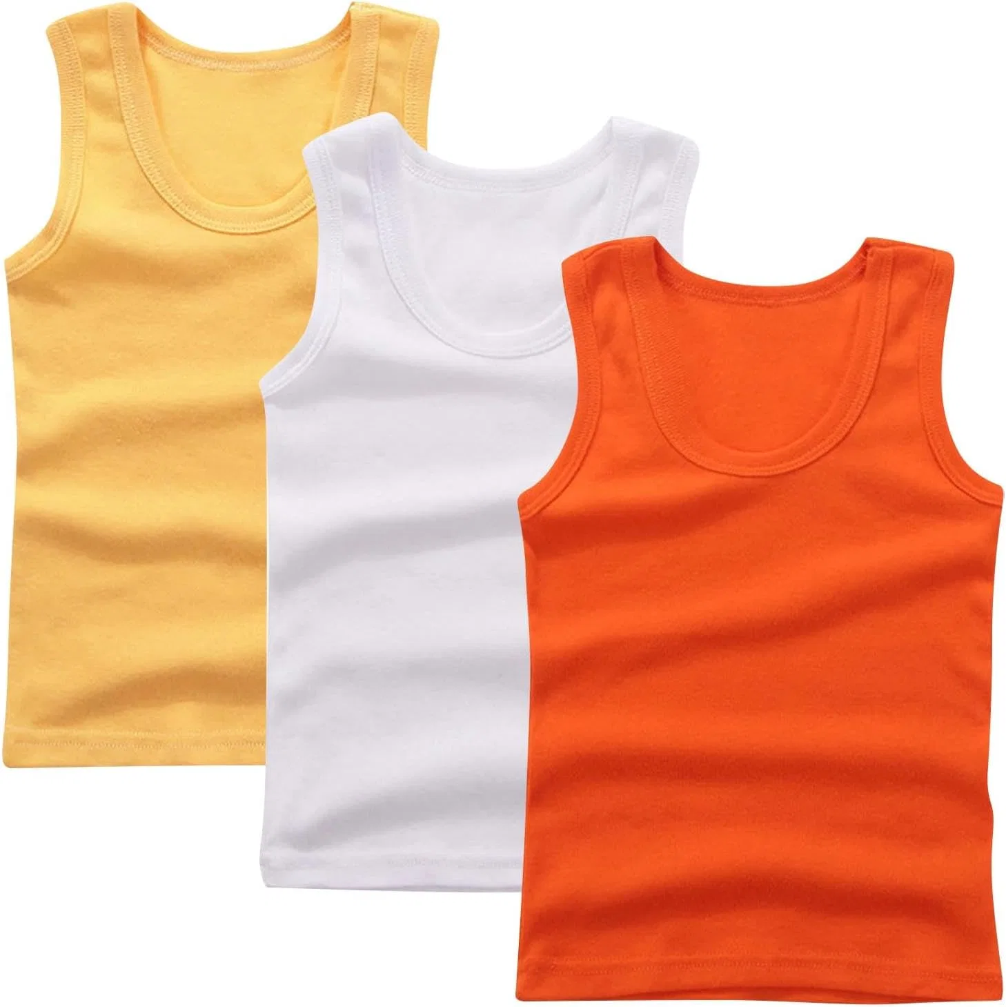 Детские топы, хлопок, Zzalalana, набор 3 шт, Orange