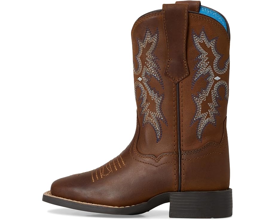 Детские ковбойские ботинки Ariat Tombstone Medium Square Toe (для малышей/детей постарше) Ariat Kids, Distressed Brown — фото 4