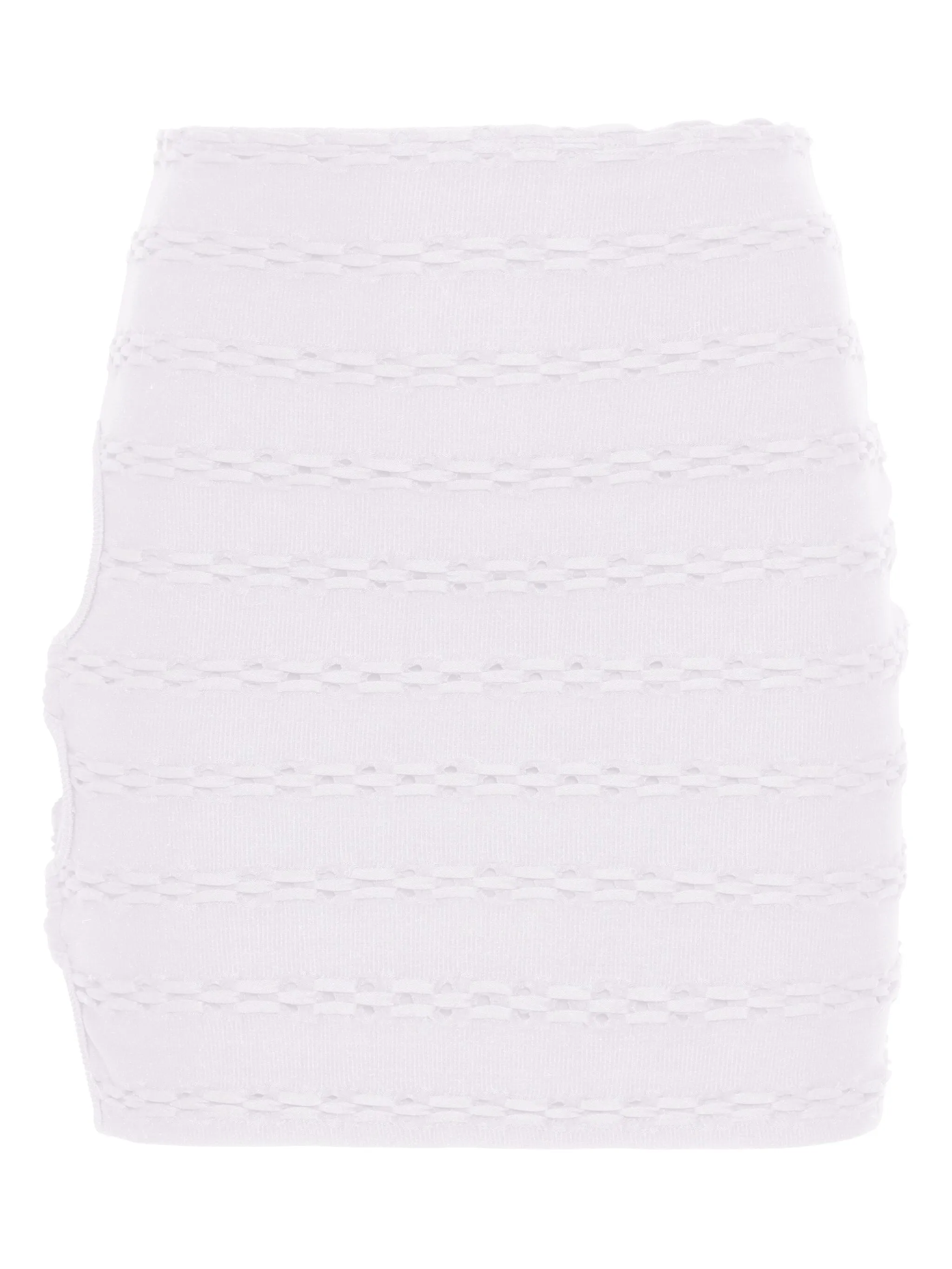 

Юбка мини с вырезами Amir Slama, белый