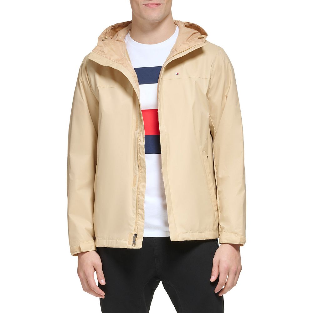 

Мужская дождевик с капюшоном Tommy Hilfiger, цвет Tan