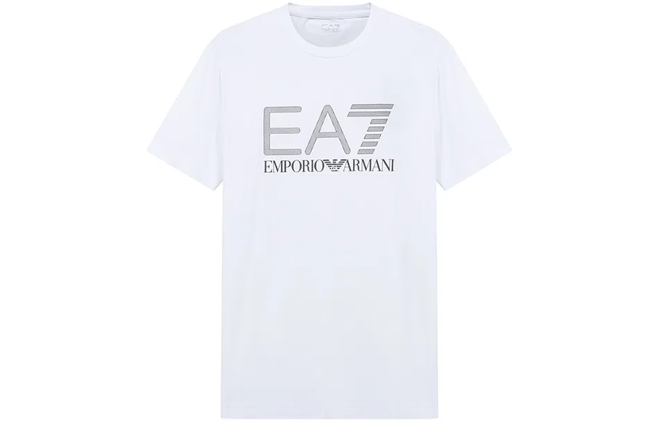 Футболка EA7 белая Emporio Armani