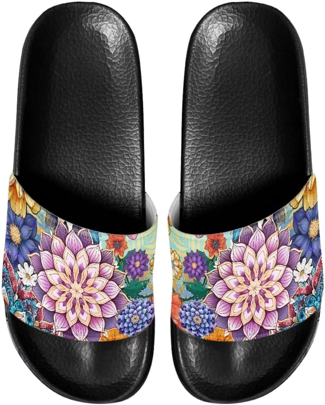 

Сандалии-шлепанцы Mintulipy унисекс для взрослых, летние тапочки для женщин и мужчин, нарядные и удобные женские сандалии, Bohe Flower