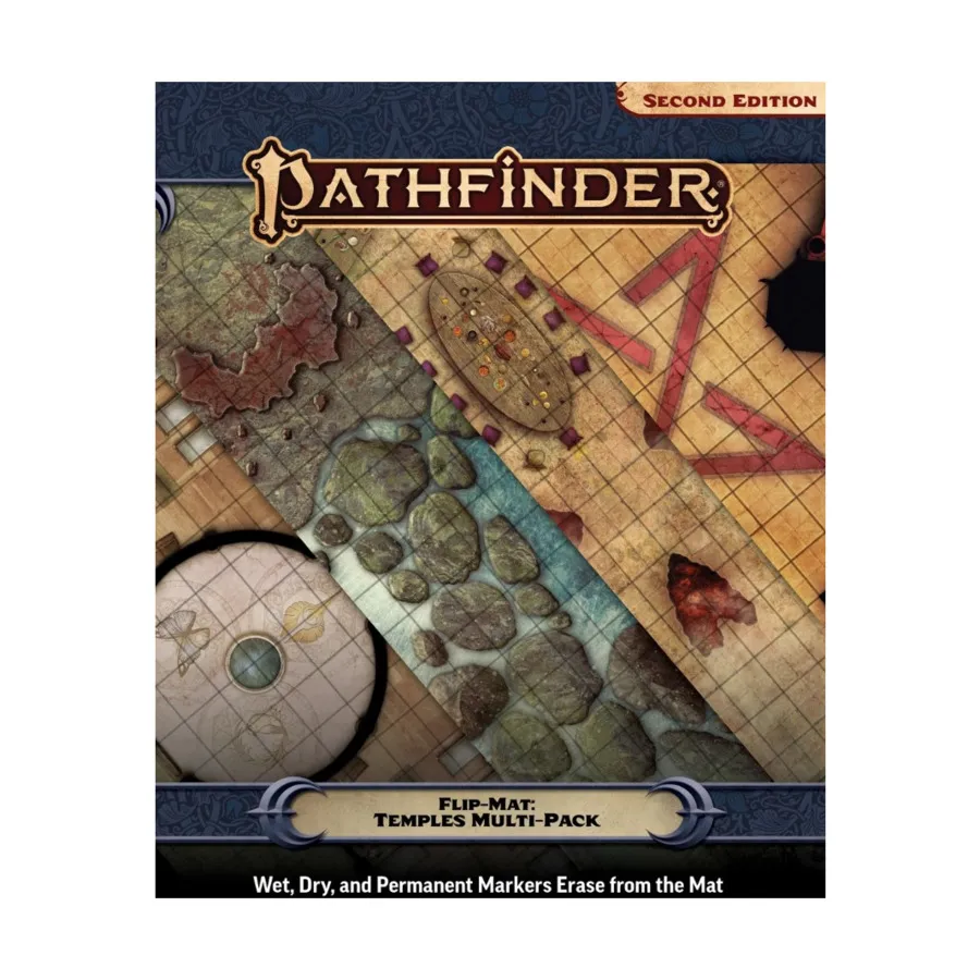

Коврик-флип - Temples, мульти-упаковка, Pathfinder Roleplaying Game (2nd Edition) - Flip-Mats & Flip-Tiles