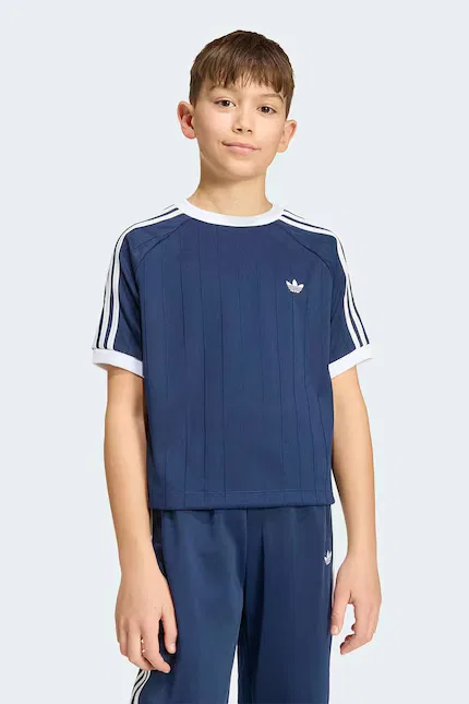 Футболка с коротким рукавом T-shirt dziecięcy Adidas Originals, синий — фото 4