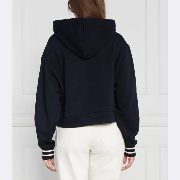 Укороченная толстовка свободного кроя Reg monotype slv Tommy Hilfiger, синий — фото 3