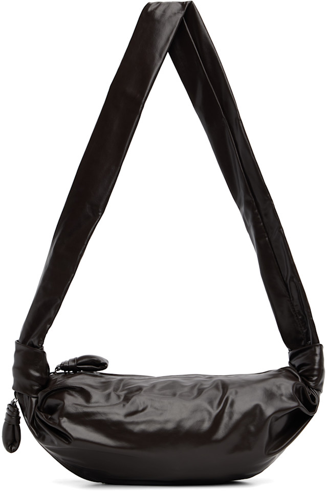 

Lemaire Маленький коричневый мягкий мешочек для круассанов