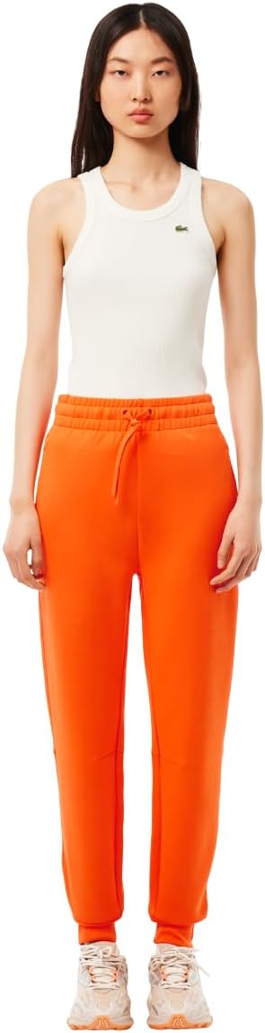 

Lacoste женские двухслойные спортивные брюки, Buoy Orange