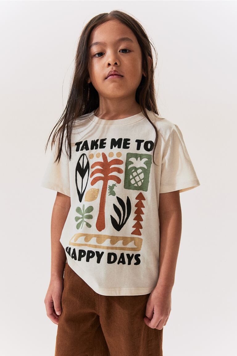 

Футболка с принтом H&M, белый