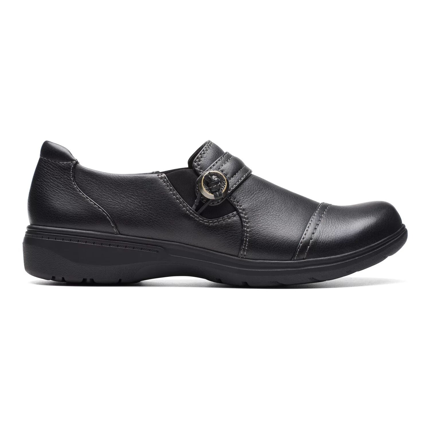 

Женские кожаные слипоны Clarks Carleigh Pearl Clarks, черный