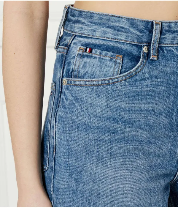 Джинсы с крыльями Relaxed fit Tommy Hilfiger, синий — фото 4