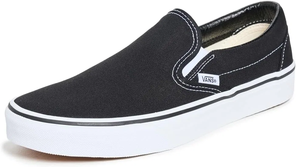 Кроссовки Vans Classic Slip-On, черно-белые