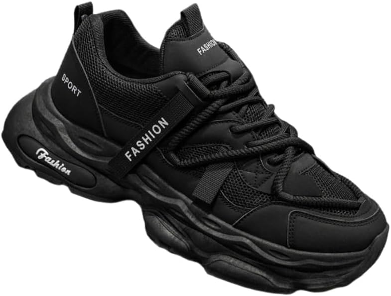 

Мужские модные спортивные кроссовки- дышащие и удобные, с мягкой подошвой. Подходят для активного отдыха и вождения Clolinde, черный