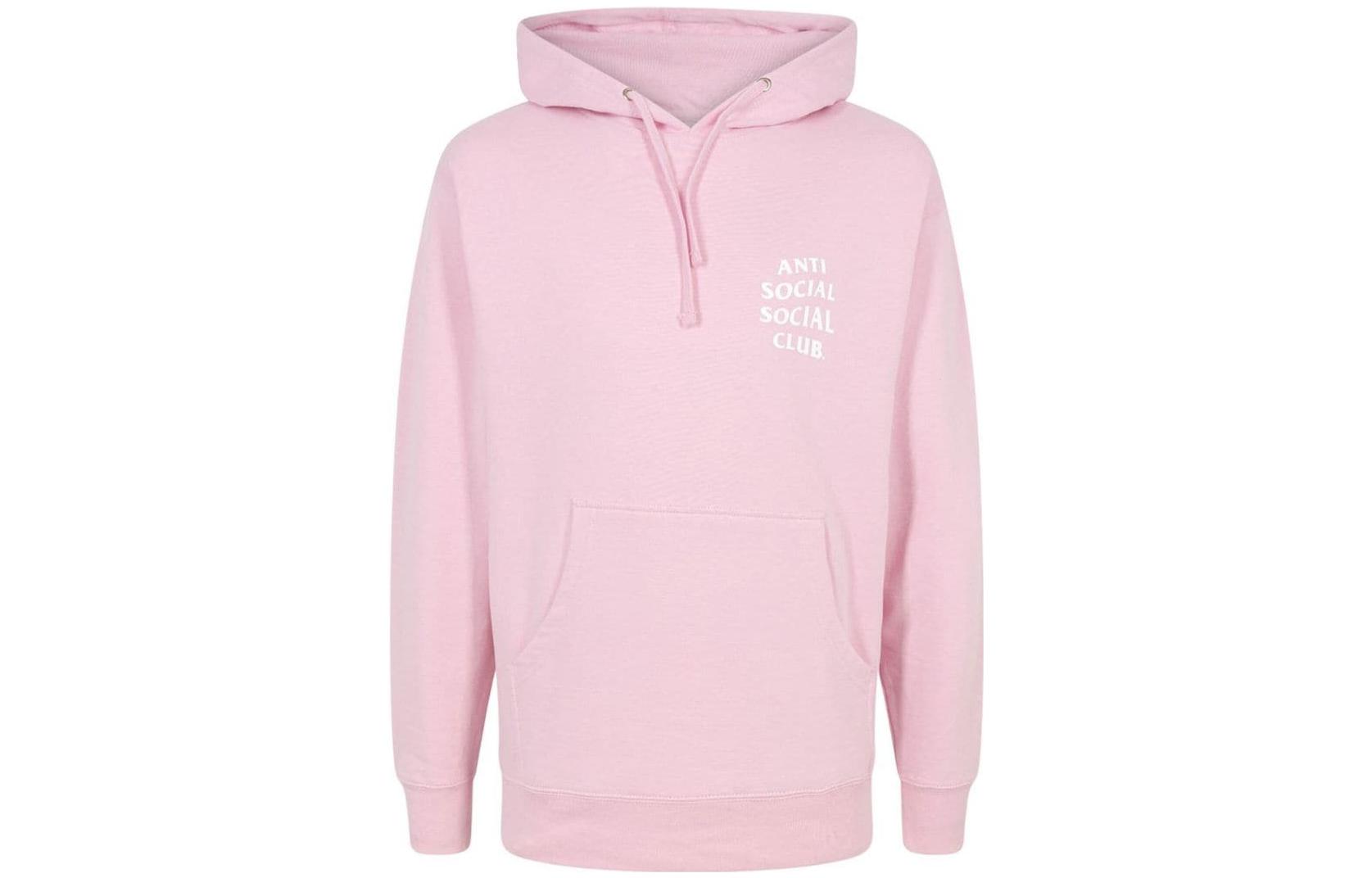 

Толстовка Know You Better Anti Social Social Club, розовый