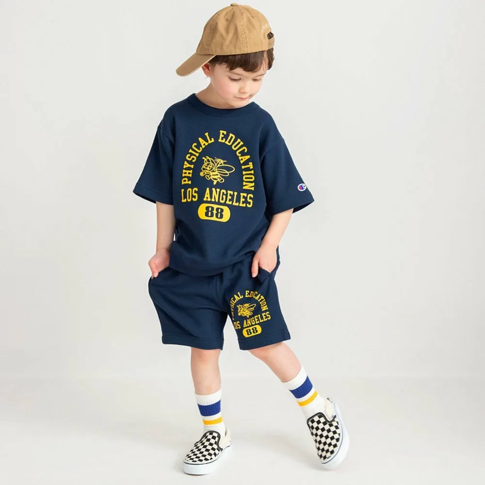 Спортивные шорты "Champion", изготовленные. Branshes, Navy blue — фото 4