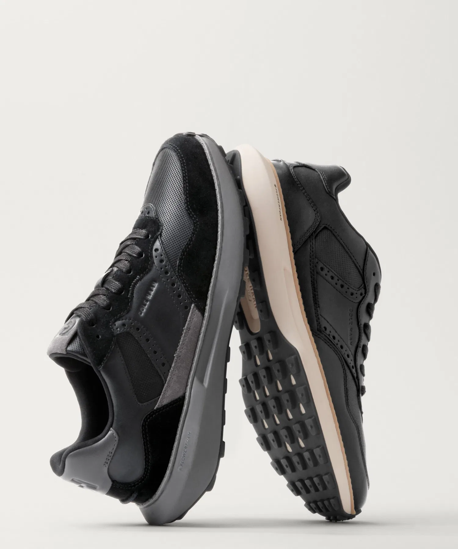Мужские кроссовки из натуральной кожи COLE HAAN Grandpro Ashland чёрные — фото 2