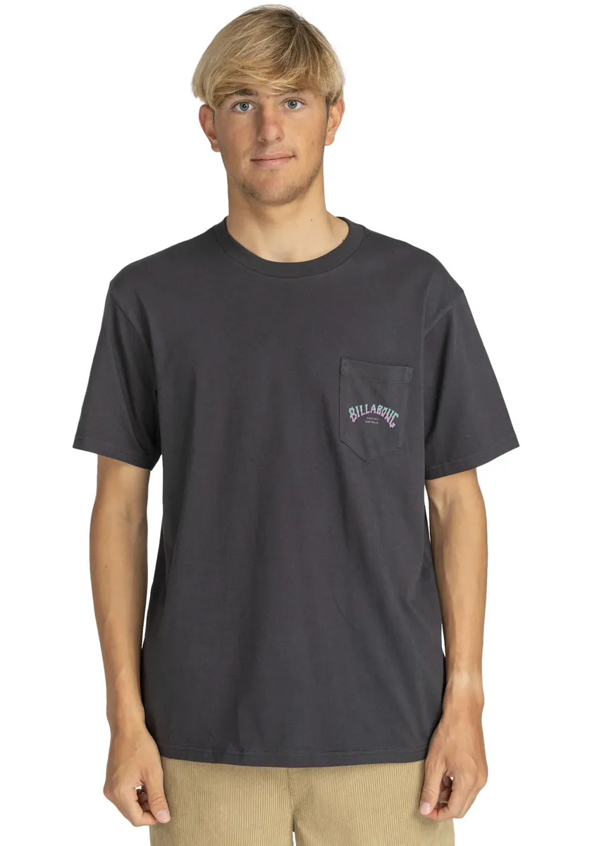 

Футболка Billabong "STACKED ARCH PK" с логотипом, черный