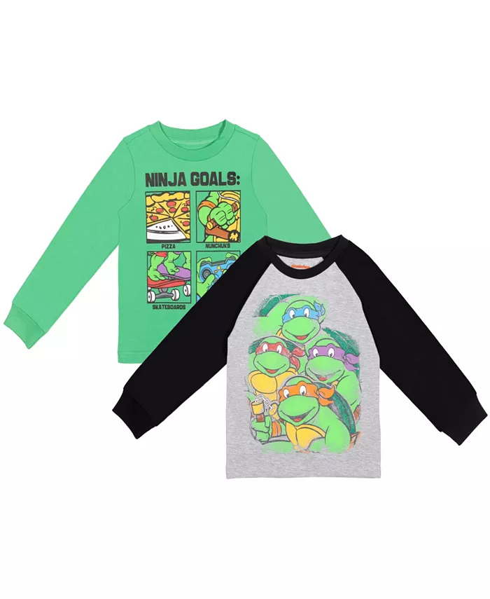 

Футболки для мальчиков, 2 шт TEENAGE MUTANT NINJA TURTLES, мультиколор