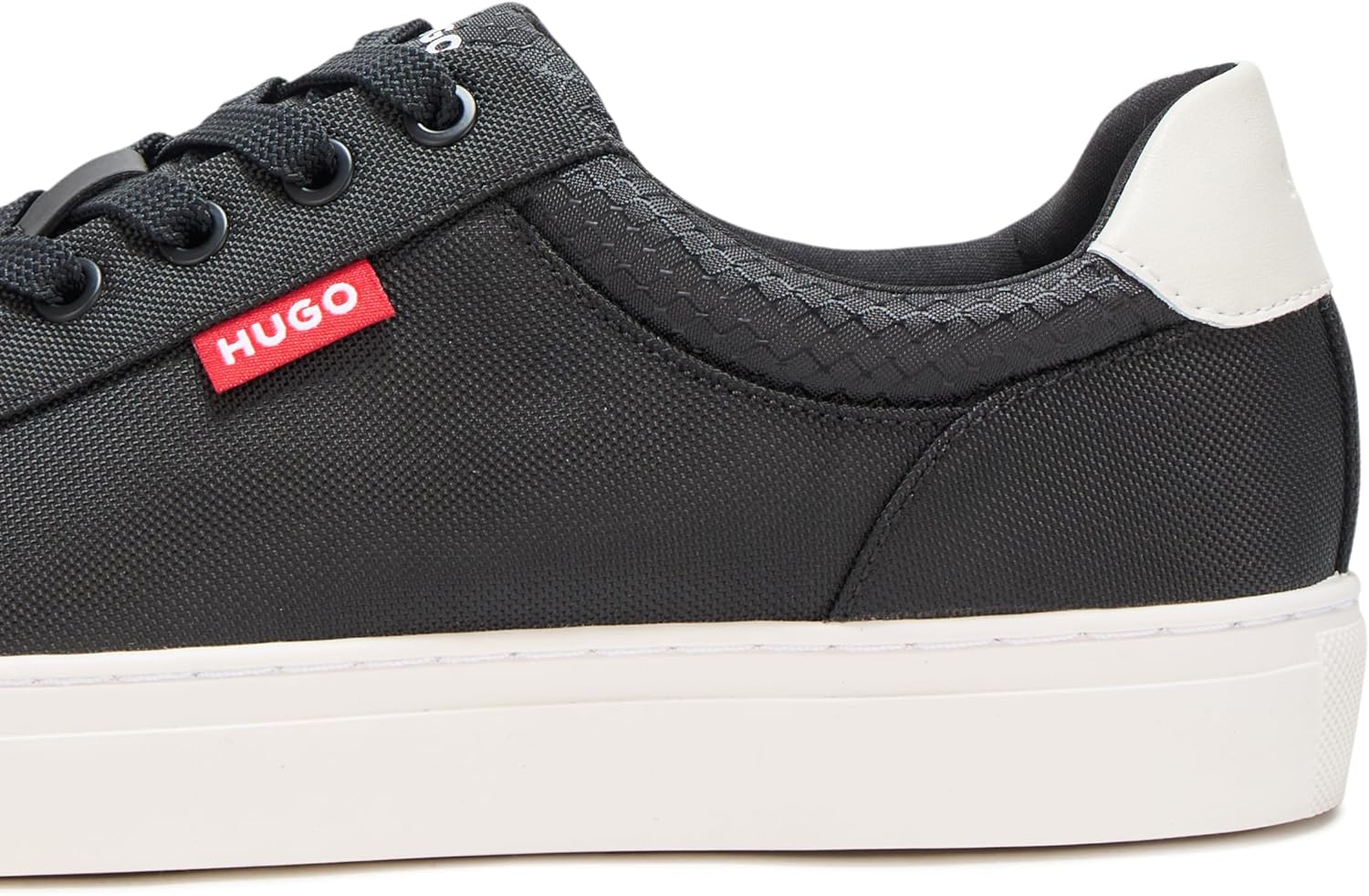 Мужские кроссовки HUGO Morrie с низким профилем и подошвой Cupsole, черный — фото 4
