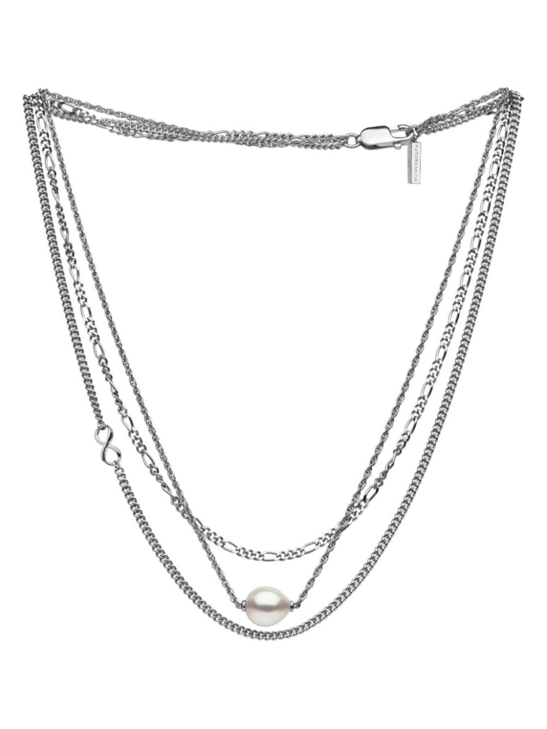 

Колье Leila AUTORE MODA, серебряный