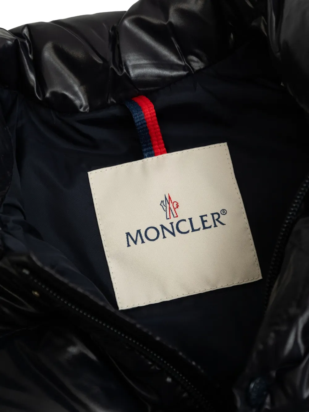 Стеганый жилет-пуховик Moncler Enfant, черный — фото 3