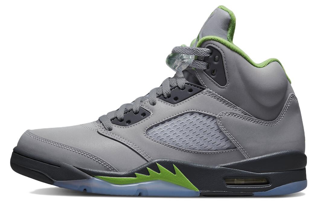 

Кроссовки JORDAN 5 Retro Green Bean 2022, Серый, Кроссовки JORDAN 5 Retro Green Bean 2022